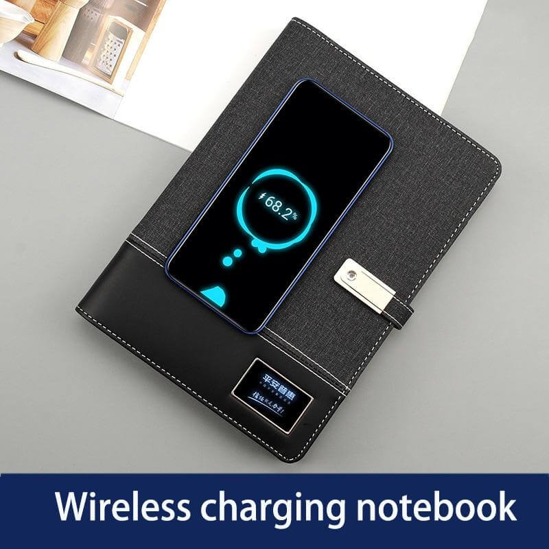 Business MultiFunctional Wireless Charging Notebook - MaviGadget