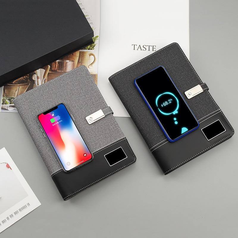 Business MultiFunctional Wireless Charging Notebook - MaviGadget