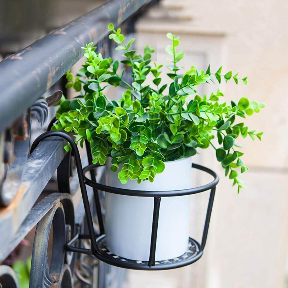 Iron Outdoor Hanging Baskets Flower Pot Holder - MaviGadget