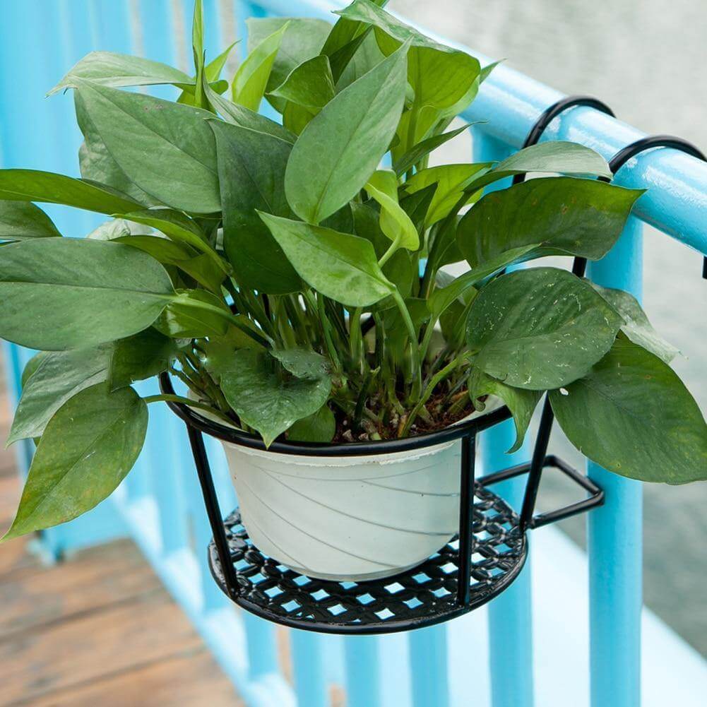 Iron Outdoor Hanging Baskets Flower Pot Holder - MaviGadget