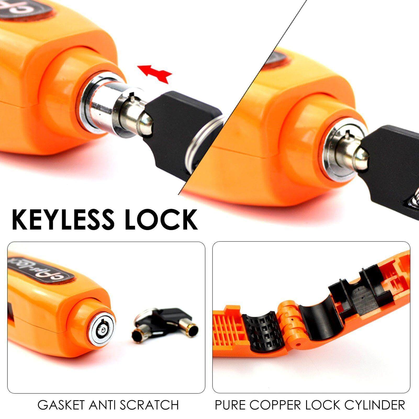 Motorcycle Safety Brake Grip Lock - MaviGadget