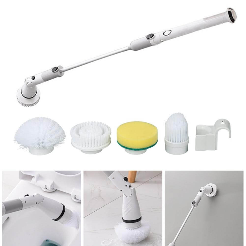 Rotating Bathroom Cleaner Tool Set - MaviGadget