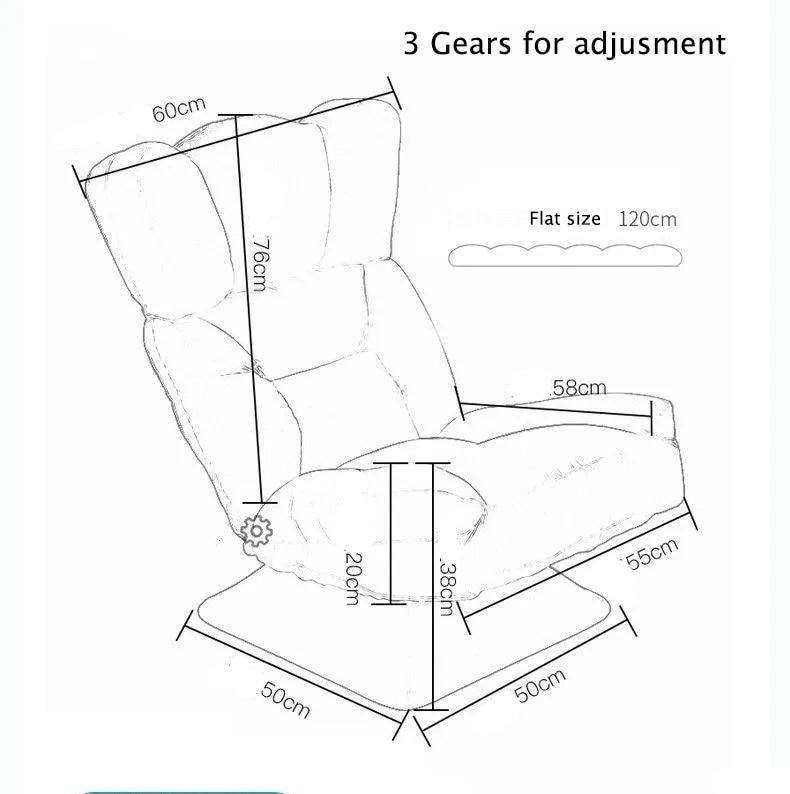 Rotatable Recliner Lazy Rocking Chair - MaviGadget
