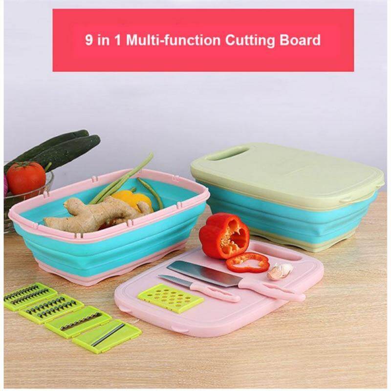 Multi-Functional Drain Basket & Chopping Board - MaviGadget