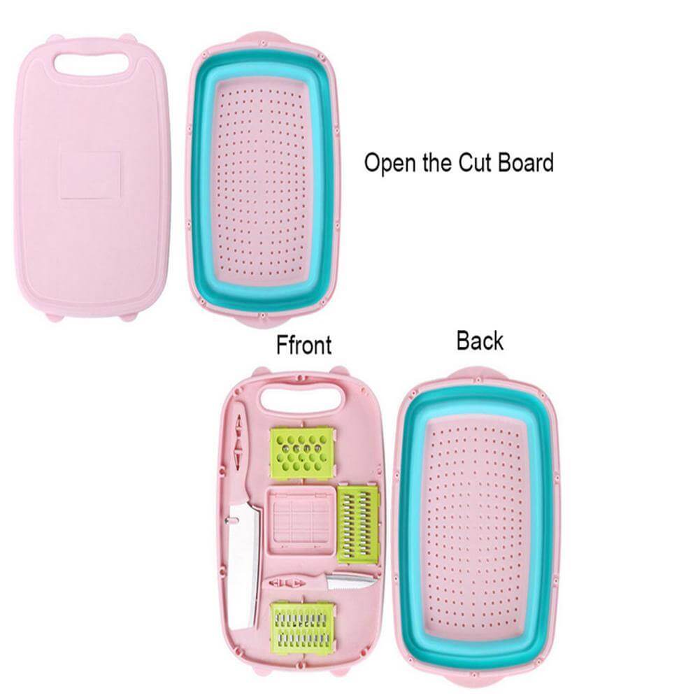 Multi-Functional Drain Basket & Chopping Board - MaviGadget