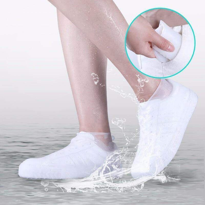 2pcs Waterproof Reusable Silicone Shoe Cover - MaviGadget
