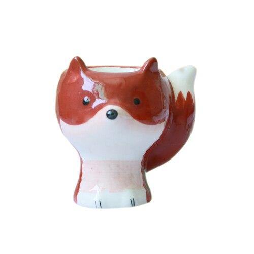 2Pcs Cute Animal Ceramic Breakfast Egg Holder - MaviGadget