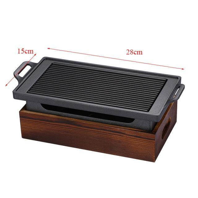 Smokeless Portable Japanese Non-Stick BBQ Grill - MaviGadget