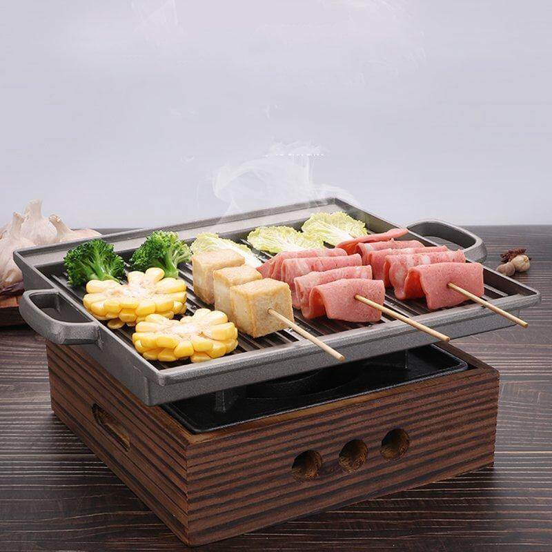 Smokeless Portable Japanese Non-Stick BBQ Grill - MaviGadget