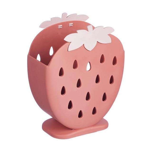 2PCS Cute Strawberry Cutlery Organizer Box - MaviGadget