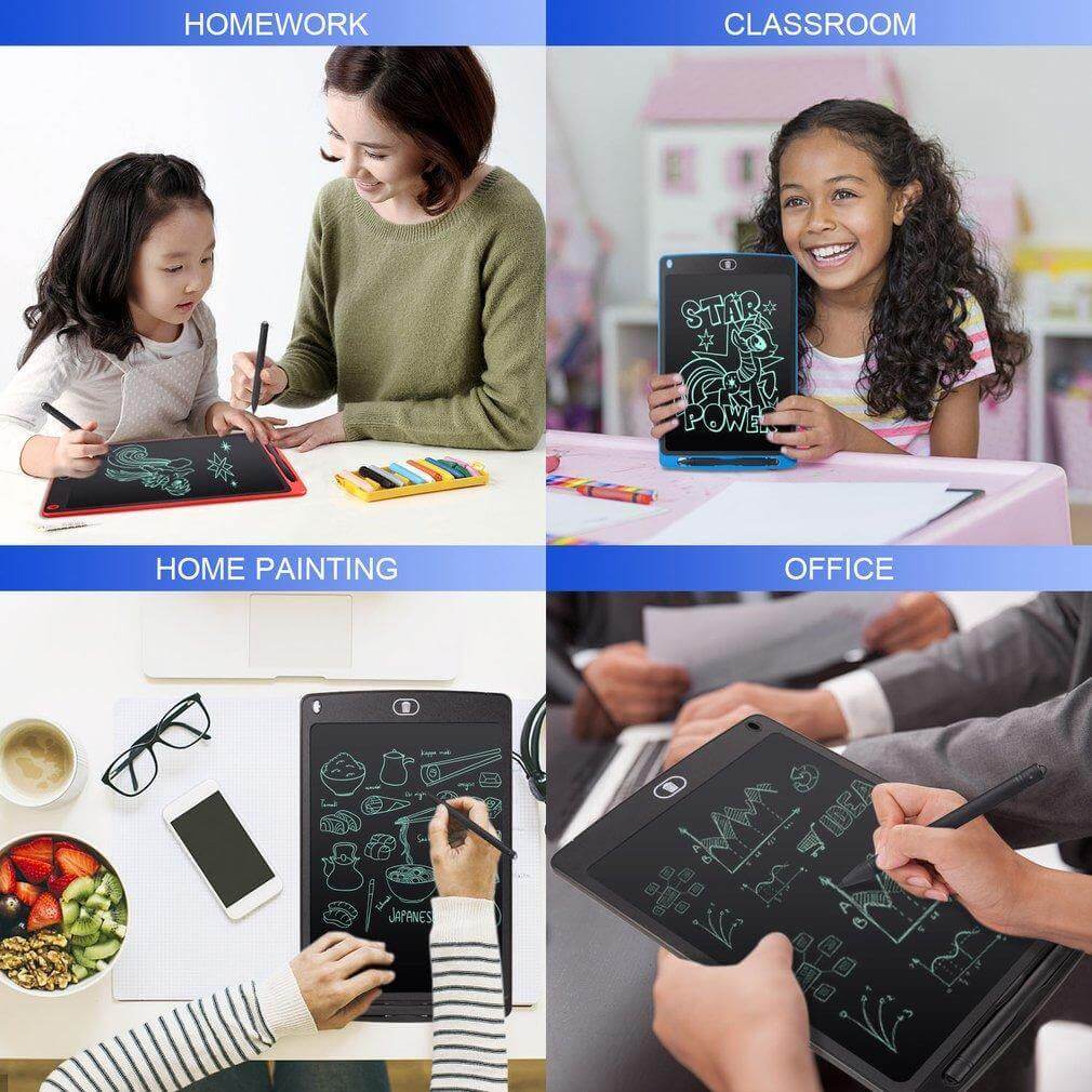 Ultra Thin Portable LCD Kids Writing Drawing Tablet - MaviGadget