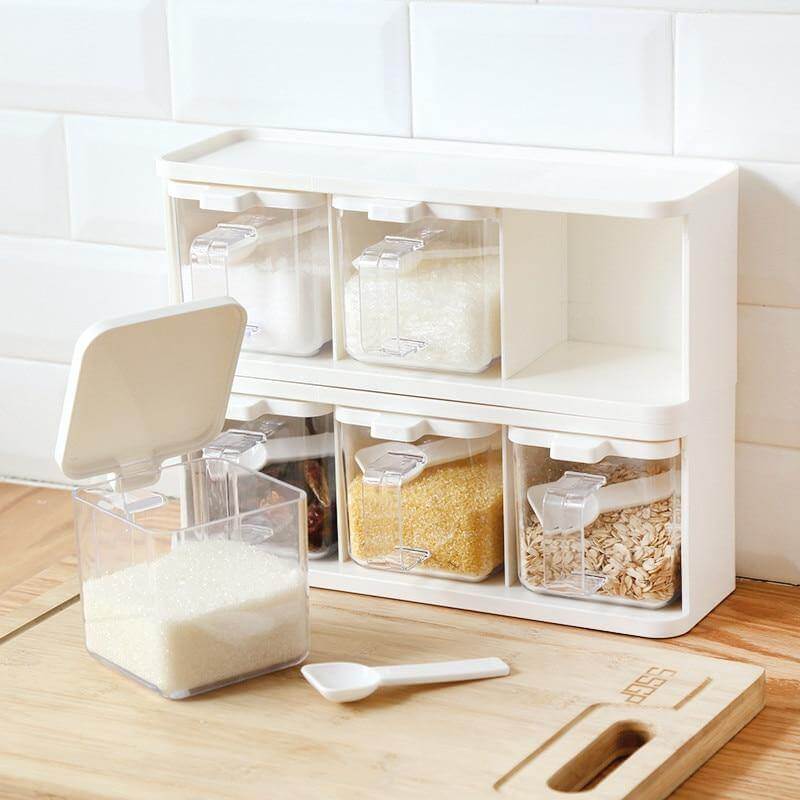 Multiple Boxes Seasoning Herb Kitchen Organizer - MaviGadget