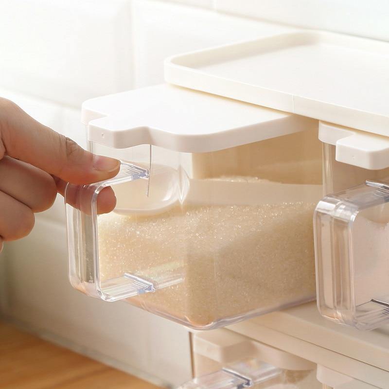 Multiple Boxes Seasoning Herb Kitchen Organizer - MaviGadget