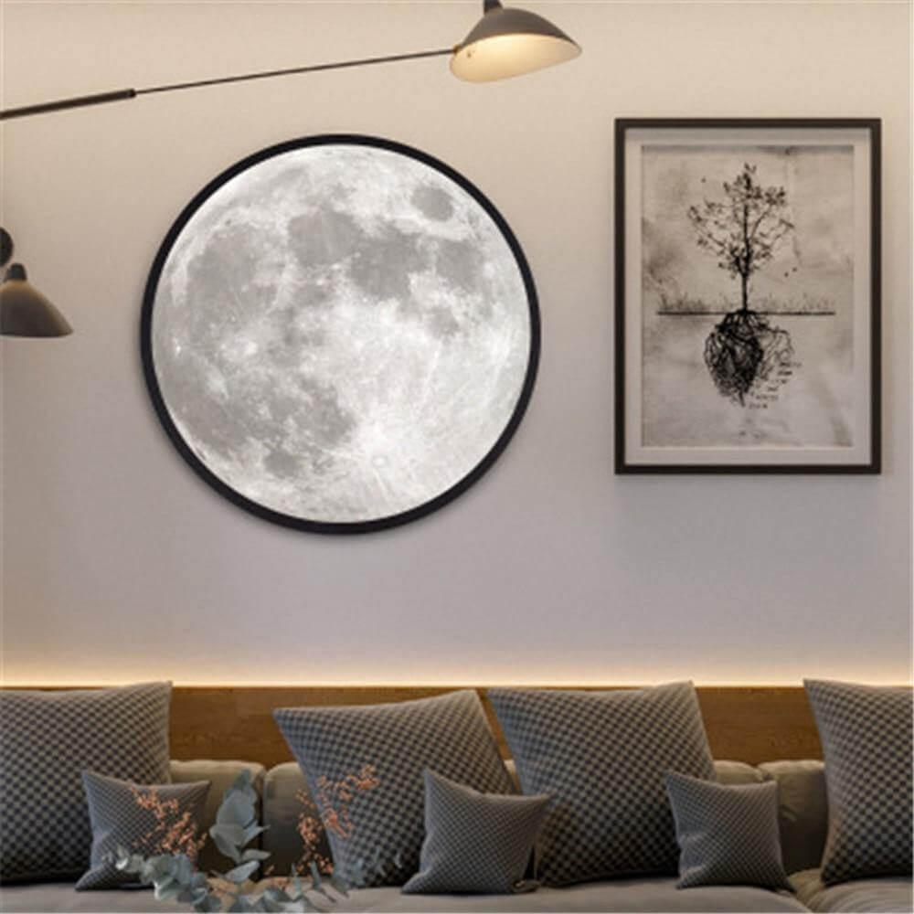 Smart Modern Moon Mirror Wall Lamp - MaviGadget