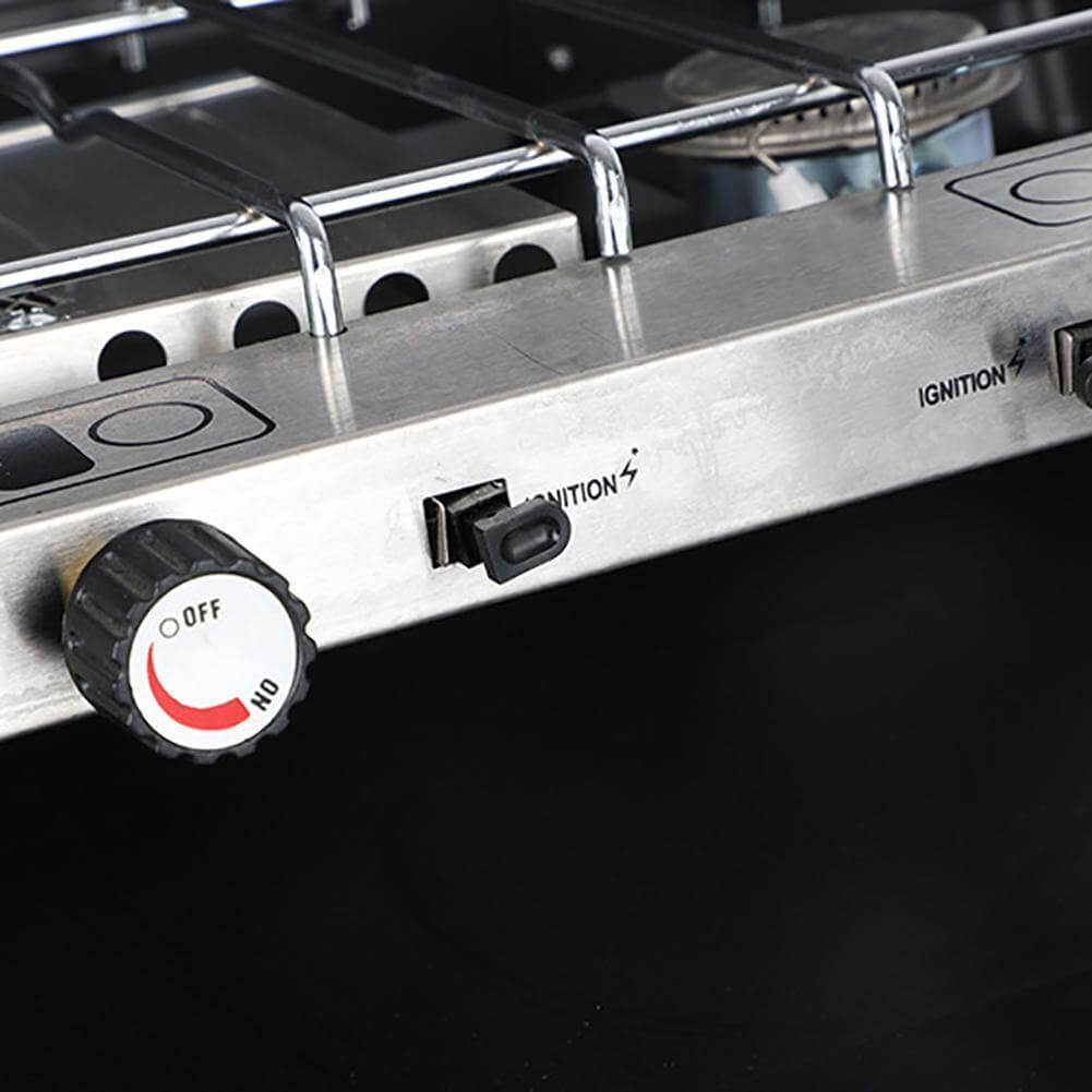 Portable 2 Burner Stove Grill - MaviGadget