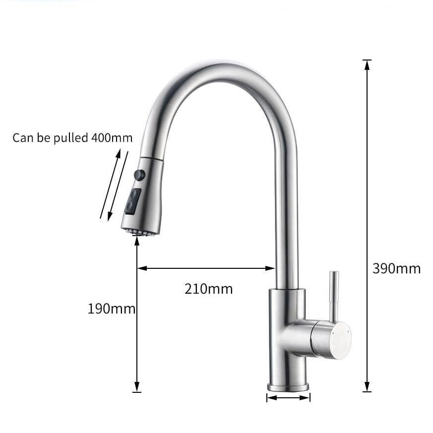 Smart Assistive Touch Control Kitchen Faucet - MaviGadget