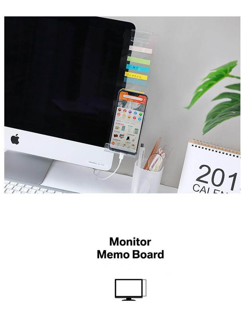 Sticky Note Monitor Side Planner - MaviGadget