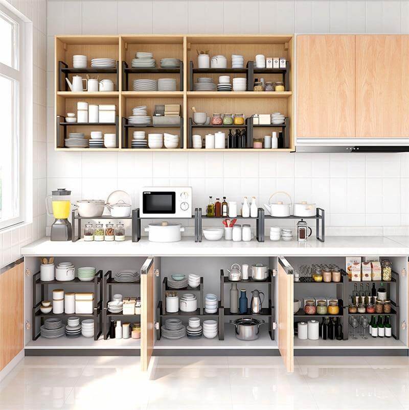 Multi-layer Kitchen Countertop Dish Organizer - MaviGadget