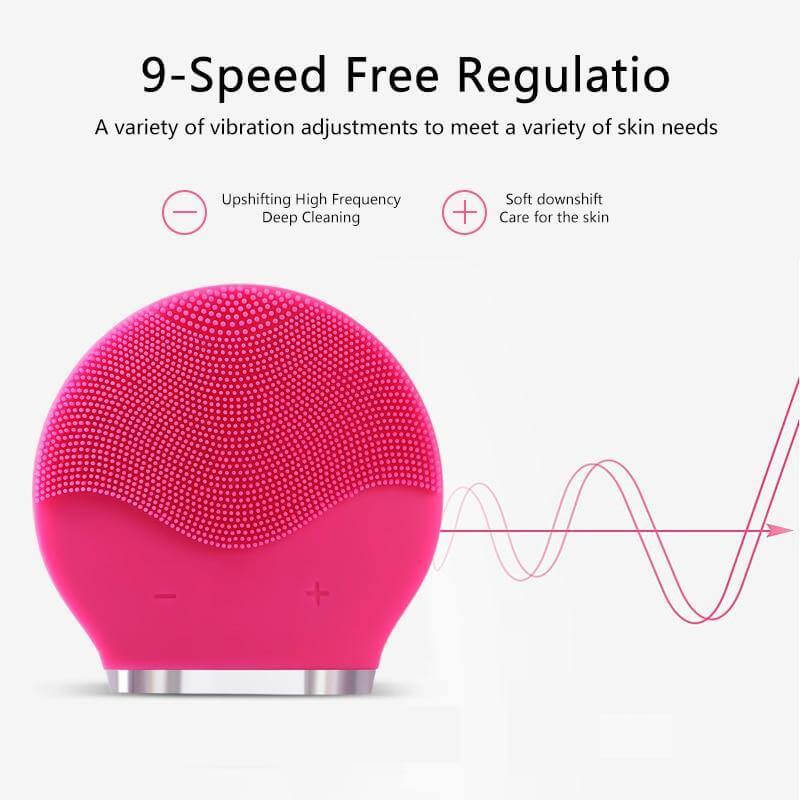 Rechargeable Ultrasonic Facial Cleaner - MaviGadget
