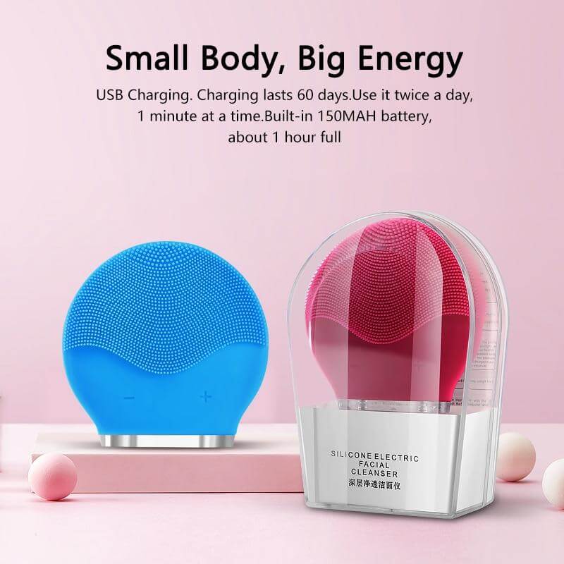 Rechargeable Ultrasonic Facial Cleaner - MaviGadget