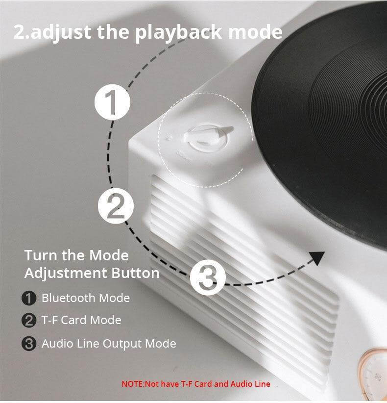 Pastel Vintage Bluetooth Stereo Speaker - MaviGadget