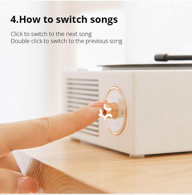 Pastel Vintage Bluetooth Stereo Speaker - MaviGadget