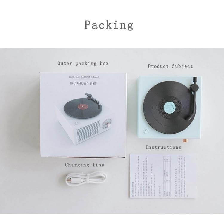Pastel Vintage Bluetooth Stereo Speaker - MaviGadget
