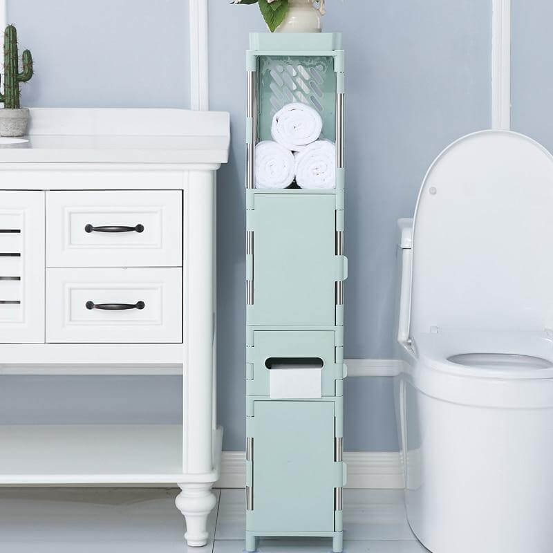 Small Bathroom Floor Cabinet Organizer - MaviGadget