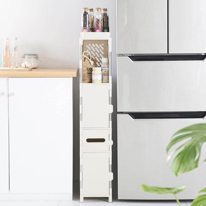 Small Bathroom Floor Cabinet Organizer - MaviGadget