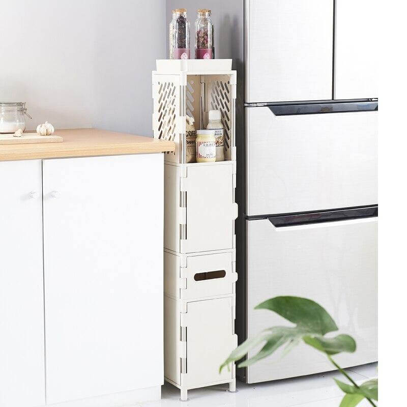 Small Bathroom Floor Cabinet Organizer - MaviGadget
