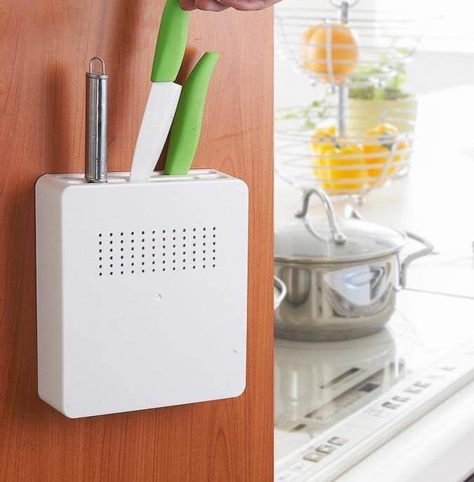 Hidden Kitchen Cabinet Knife Holder - MaviGadget