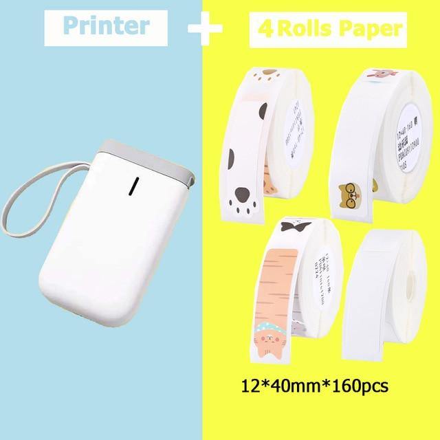 Portable Mini Wireless Label Pocket Printer - MaviGadget