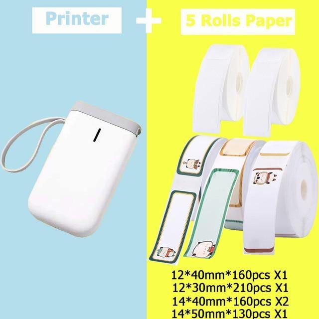 Portable Mini Wireless Label Pocket Printer - MaviGadget