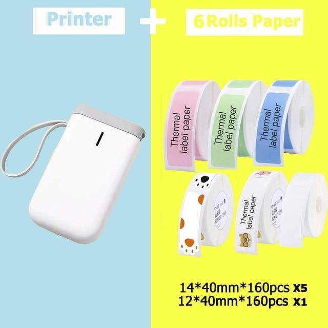 Portable Mini Wireless Label Pocket Printer - MaviGadget