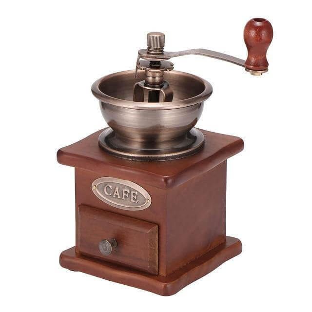 Wooden Antique Manual Coffee Grinder - MaviGadget
