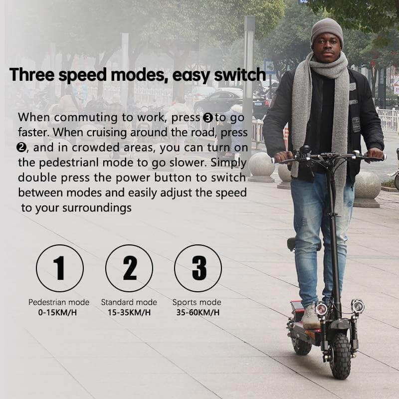 800W Dual Electric Motor Scooter with Seat - MaviGadget
