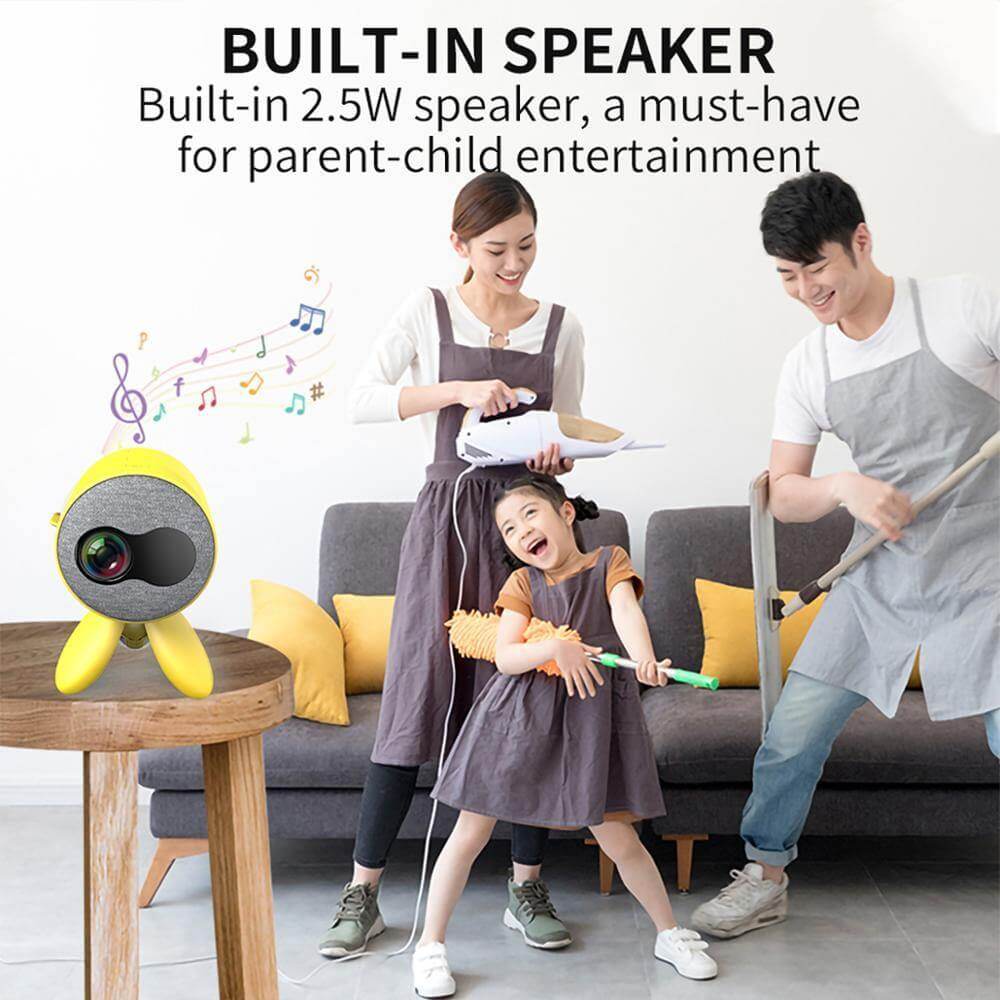 1080P Portable LED Home Mini Projector - MaviGadget