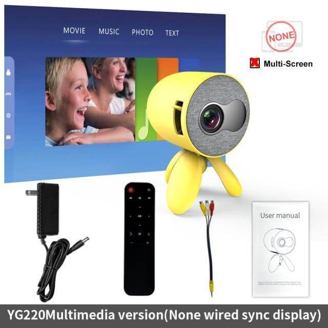1080P Portable LED Home Mini Projector - MaviGadget