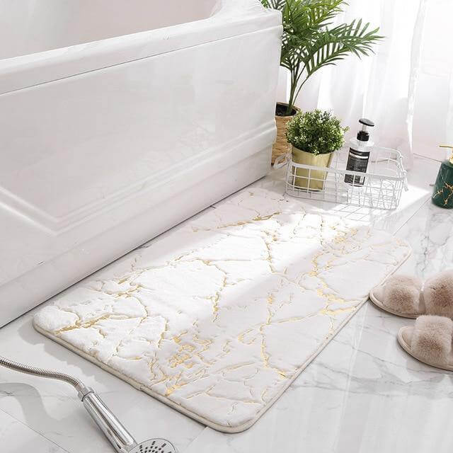 Soft Modern Non-Slip Soft Absorbent Bathroom Fluffy Mat - MaviGadget