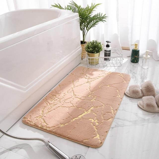 Soft Modern Non-Slip Soft Absorbent Bathroom Fluffy Mat - MaviGadget