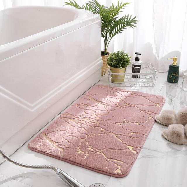 Soft Modern Non-Slip Soft Absorbent Bathroom Fluffy Mat - MaviGadget