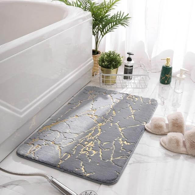 Soft Modern Non-Slip Soft Absorbent Bathroom Fluffy Mat - MaviGadget