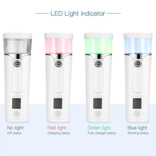 Portable Nano Steam Ion Face Skin Moisturizer - MaviGadget