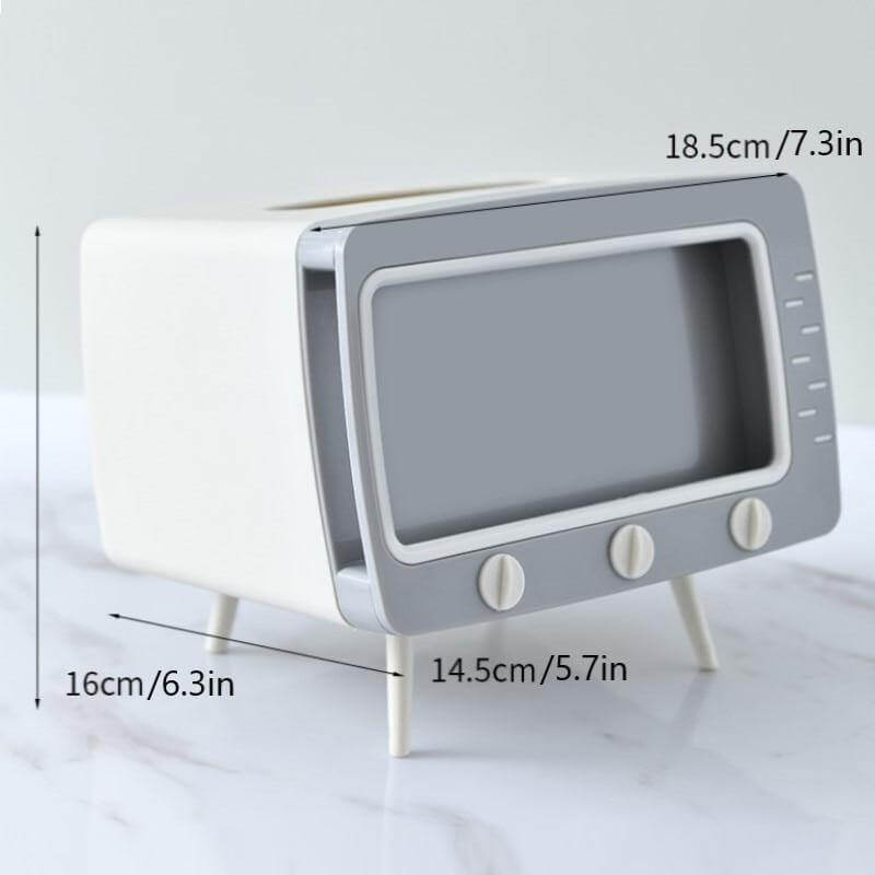 2in1 Creative Tissue Box with Mobile Phone Holder - MaviGadget