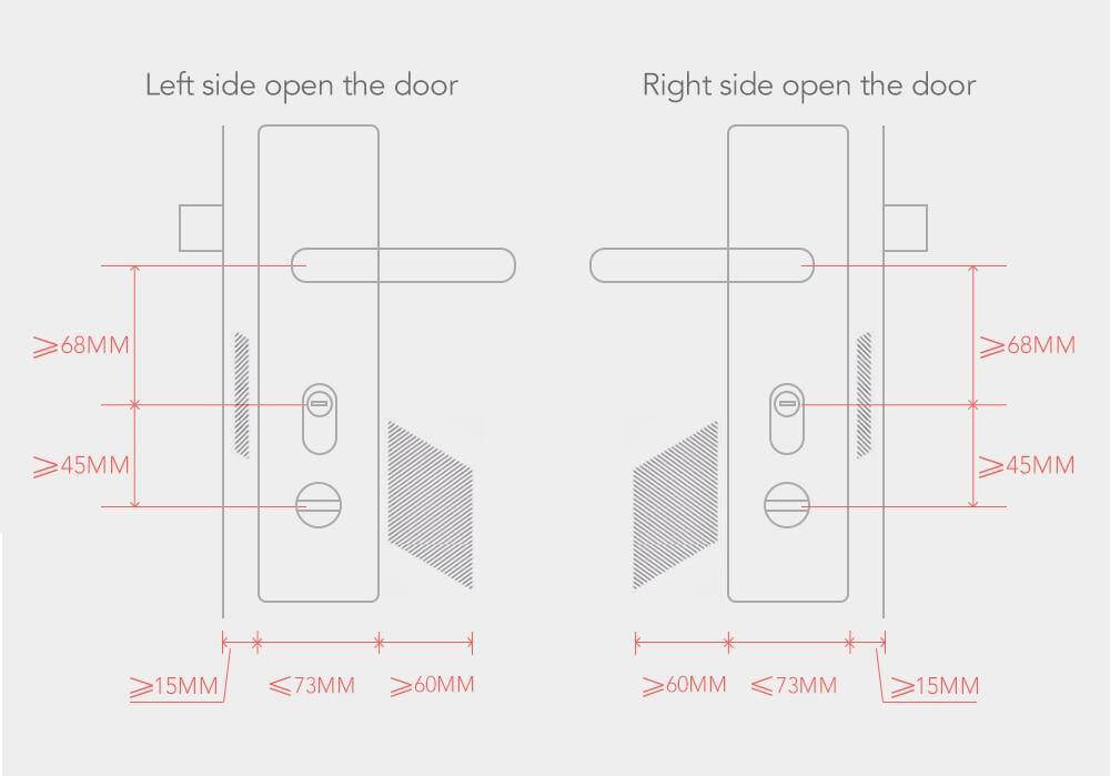 4pcs Smart Electronic Keyless Lock - MaviGadget
