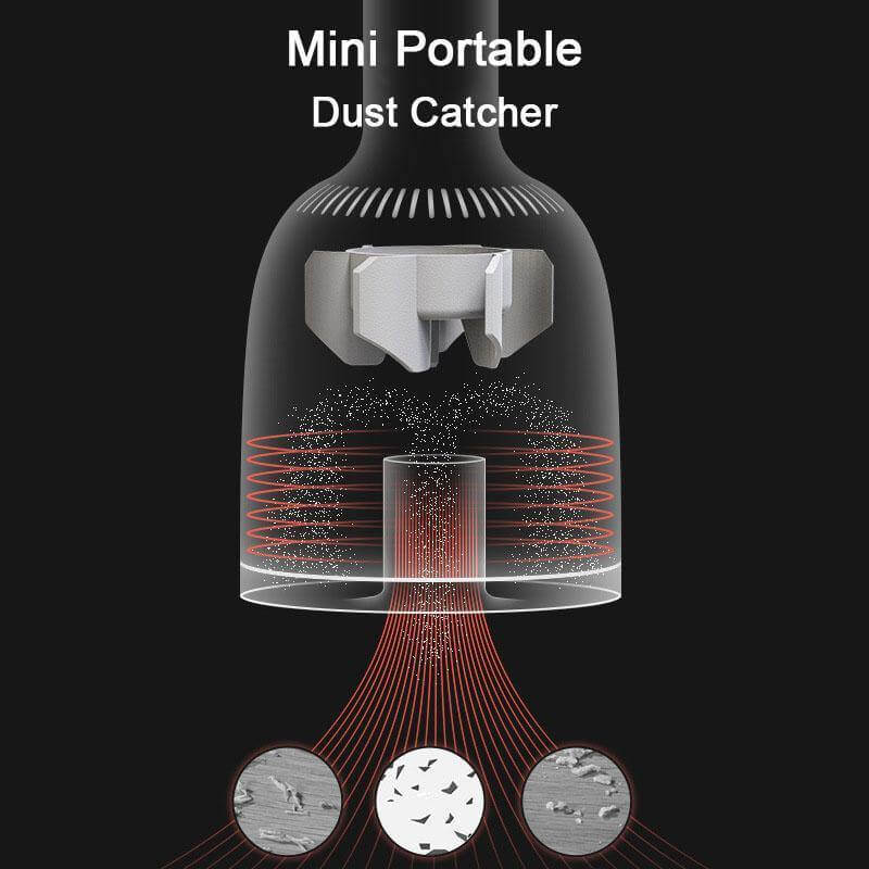 Mini Rechargeable Portable Cordless Crumb Vacuum Cleaner - MaviGadget