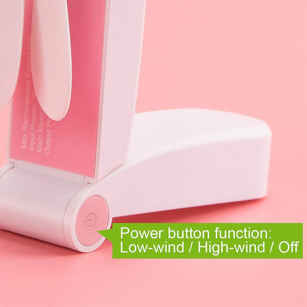 Rechargeable Portable Foldable Mini Fan - MaviGadget