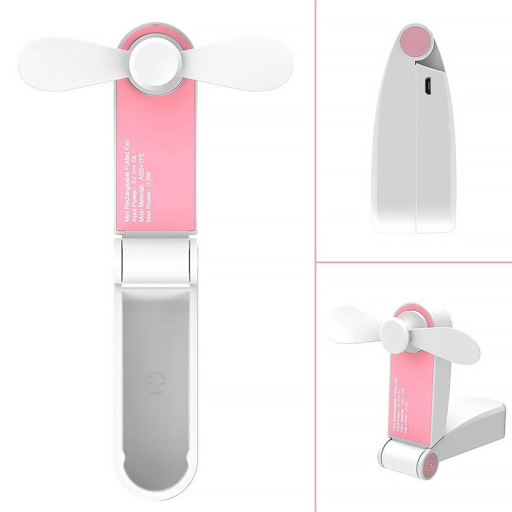 Rechargeable Portable Foldable Mini Fan - MaviGadget