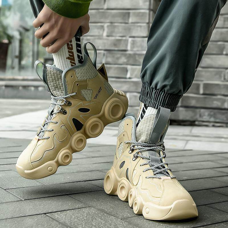 Roller Skate Shape Comfy Men Running Shoes - MaviGadget