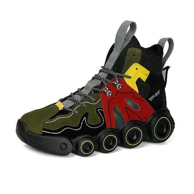 Roller Skate Shape Comfy Men Running Shoes - MaviGadget